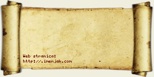 Jagoda Urošević vizit kartica